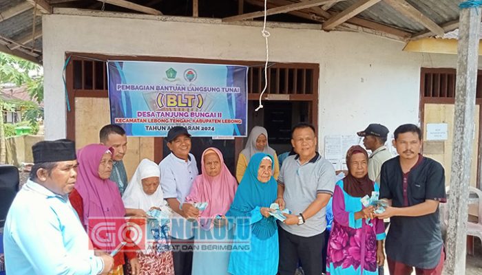 42 Warga Tanjung Bungai II Terima BLT DD, Pjs Kades Ingatkan Jangan Salah Guna